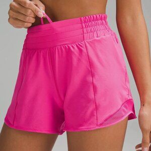 Lululemon Hotty Hot High-Rise Lined Short 4" Sonic Pink